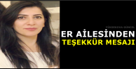 Er Ailesinden Teşekkür Mesajı