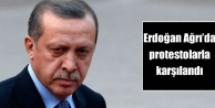 Erdoğan Ağrı’da protestolarla karşılandı