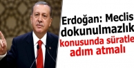 Erdoğan: Meclis dokunulmazlık konusunda süratle...