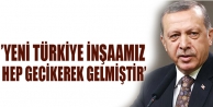 Erdoğan: Yeni Türkiye inşaamız hep gecikerek gelmiştir