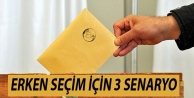 Erken seçim için 3 senaryo