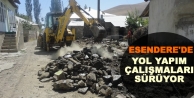 Esendere'de Yol Çalışmaları Sürüyor