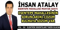 Esentepe Mahallesi Muhtar Adayı İhsan Atalay