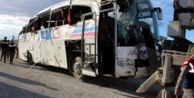 Eskişehir'de yolcu otobüsü devrildi