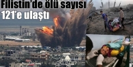 Filistin’de ölü sayısı 121’e ulaştı
