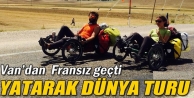 Fransız çiftin bisikletle dünya turu