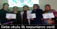 Gebe okulu ilk mezunlarını verdi