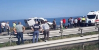 Giresun'da minibüs takla attı: 3 ölü, 1 yaralı
