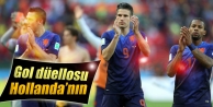 Gol düellosu Hollanda'nın