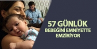 Gözaltındaki öğretmen 57 günlük bebeğini emniyette...