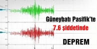 Güneybatı Pasifik’te 7.6 şiddetinde deprem