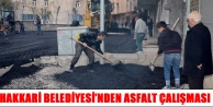 Hakkari Belediyesi’nden Asfalt Çalışması