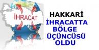 Hakkari ihracatta bölge üçüncüsü oldu
