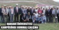 Hakkari Üniversitesi Kampüsünde Hummalı Çalışma