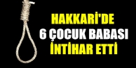 Hakkari'de 6 Çocuk Babası İntihar Etti