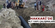 Hakkari'de alt yapı çalışmaları
