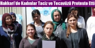 Hakkari'de Kadınlar Taciz ve Tecavüzü Protesto...