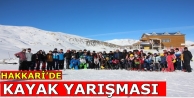 Hakkari'de Kayak yarışması