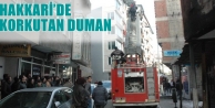 Hakkari’de Korkutan Duman 