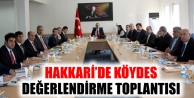 Hakkari’de Köydes Değerlendirme Toplantısı
