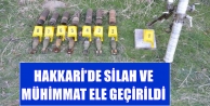 Hakkari’de Silah ve Mühimmat Ele Geçirildi