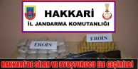 Hakkari’de Silah Ve Uyuşturucu Ele Geçirildi