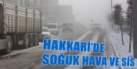 Hakkari’de Soğuk Hava Ve Sis