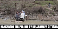 Hakkari’de Teleferikle Oy Kullanmaya Gittiler