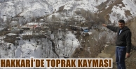 Hakkari’de Toprak Kayması