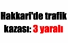 Hakkari'de Trafik Kazası: 3 Yaralı