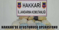 Hakkari'de Uyuşturucu Operasyonu