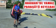 Hakkari’de Yamaç Paraşütü Heyecanı