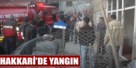 Hakkari'de Yangın