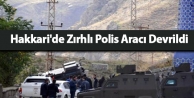 Hakkari'de Zırhlı Polis Aracı Devrildi