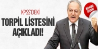Haluk Koç KPSS'deki torpil listesini açıkladı!