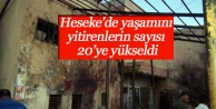 Heseke’de yaşamını yitirenlerin sayısı 20’ye...