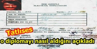 İbrahim Tatlıses o diplomayı nasıl aldığını...