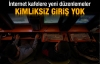 İnternet kafelerdeki oyunlara yaş sınırlaması...