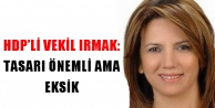 Irmak: Tasarı Önemli Ama Eksik