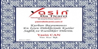 İş Adamı Yasin Can'dan kurban Bayramı Mesajı