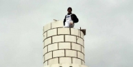 İskelesiz Cami Minaresi Yapıyorlar