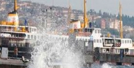 İstanbul'da vapur seferleri iptal oldu 