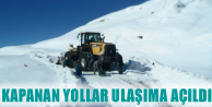 Kapanan Yollar Ulaşıma Açıldı