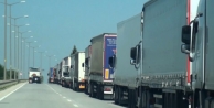 Kapıkule'de TIR Kuyruğu 14 Kilometreyi Buldu