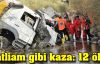 Katliam gibi kaza! 12 ölü