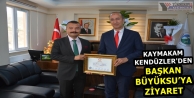 Kaymakam Kendüzler’den Başkan Büyüksu’ya ziyaret