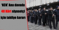 ‘KCK’ Ana davada 48 Kürt siyasetçi için tahliye...