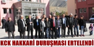 KCK Hakkari Duruşması Ertelendi