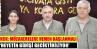 KCK: Müzakerelere hemen başlanmalı