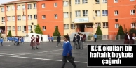 KCK okulları bir haftalık boykota çağırdı